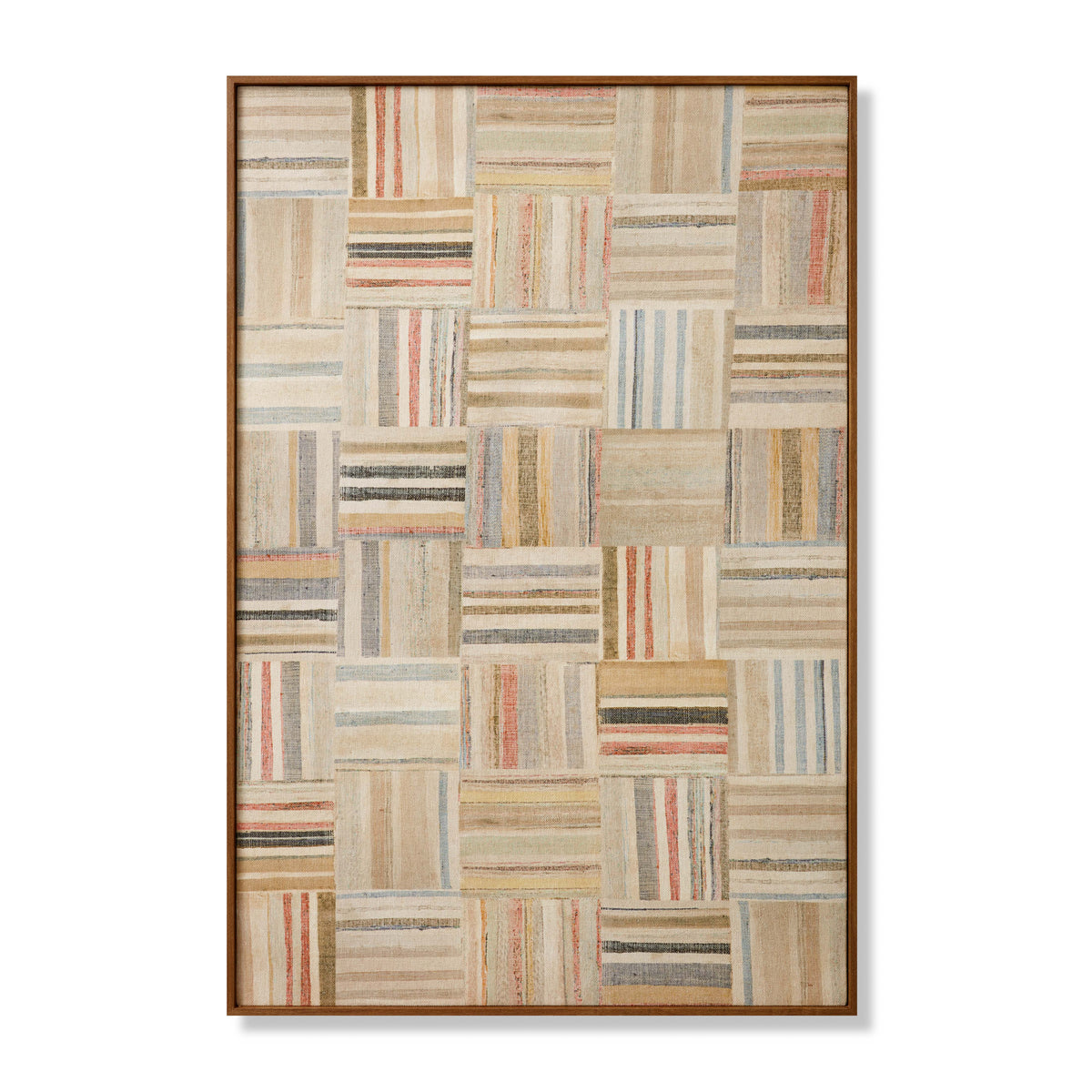Parquet Multi / Beige Rug Art — a Loloi artwork at Laurie Yapp Home.