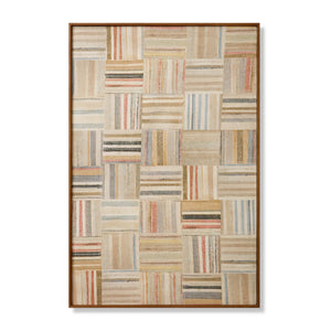 Parquet Multi / Beige Rug Art — a Loloi artwork at Laurie Yapp Home.