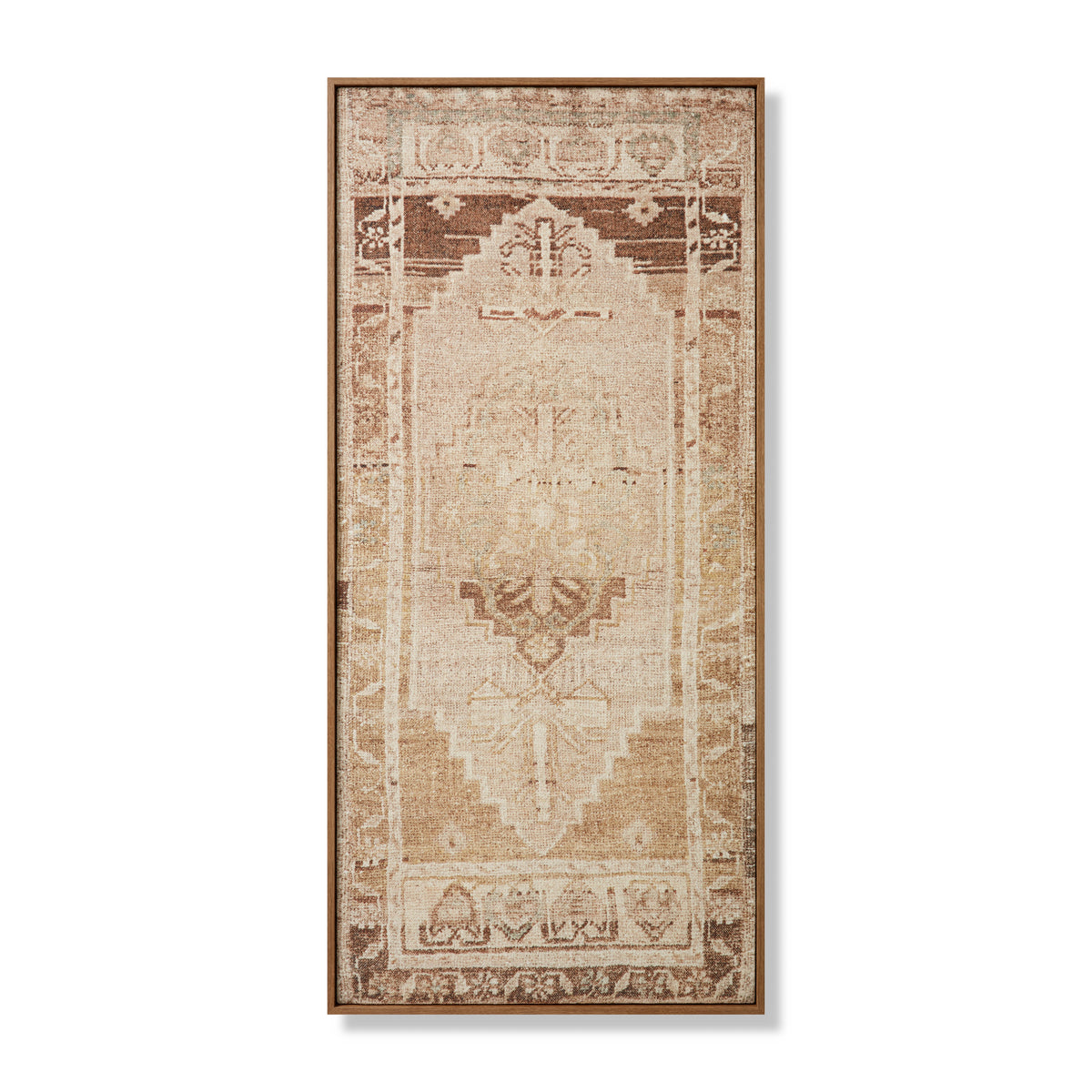 Bayonne Ivory / Brown Rug Art — a Loloi artwork at Laurie Yapp Home.
