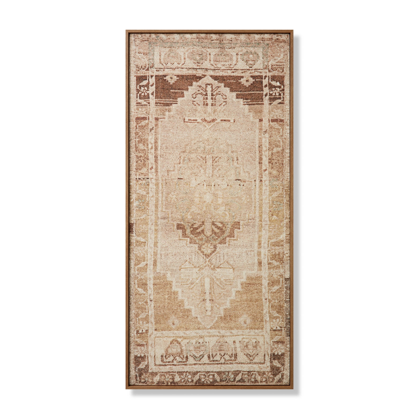 Bayonne Ivory / Brown Rug Art — a Loloi artwork at Laurie Yapp Home.