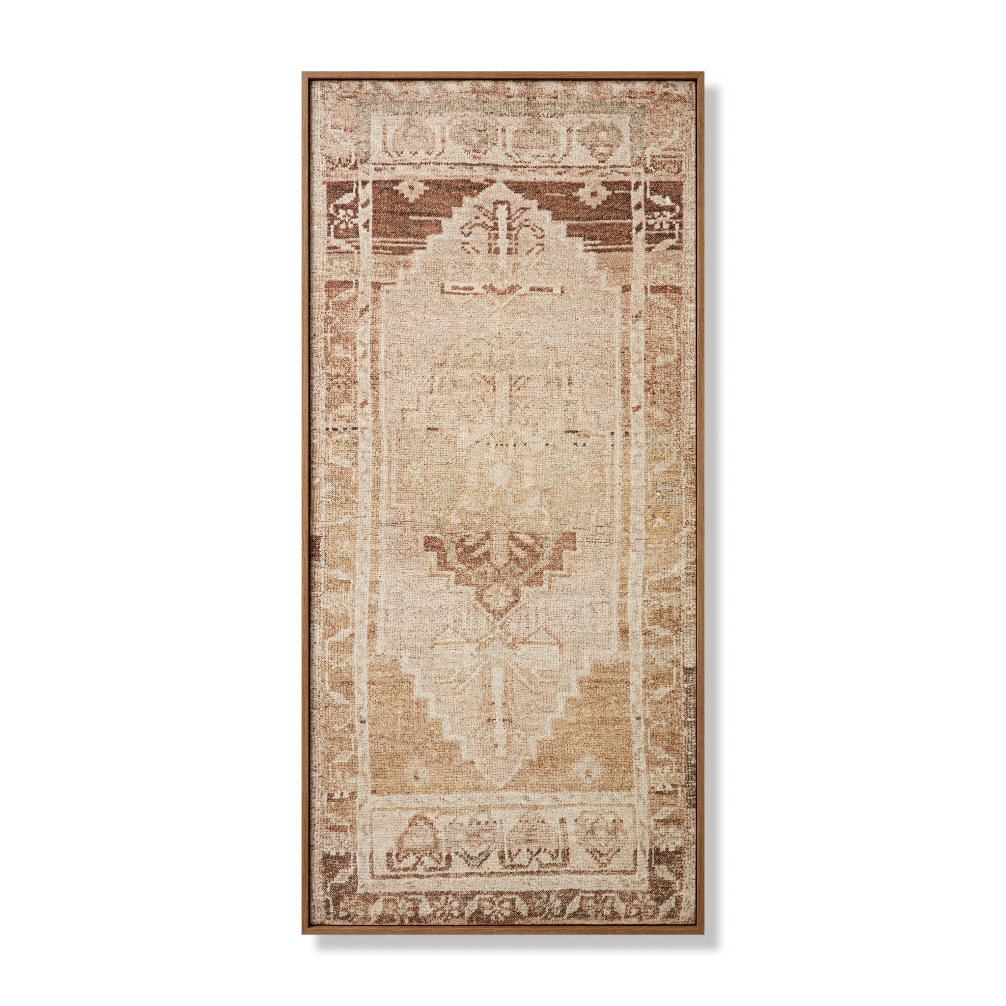 Bayonne Ivory / Brown Rug Art — a Loloi artwork at Laurie Yapp Home.