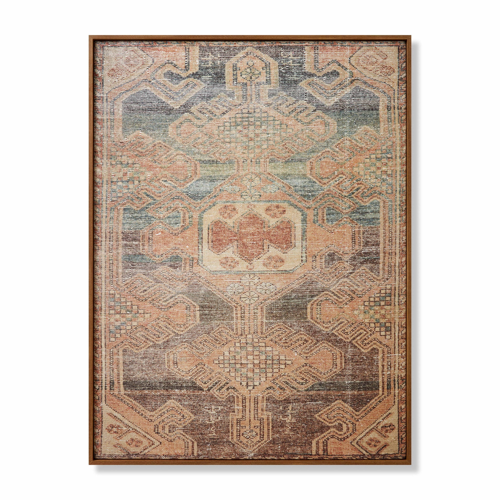 Saint Elizabeth Gold / Multi Rug Art — a Loloi artwork at Laurie Yapp Home.