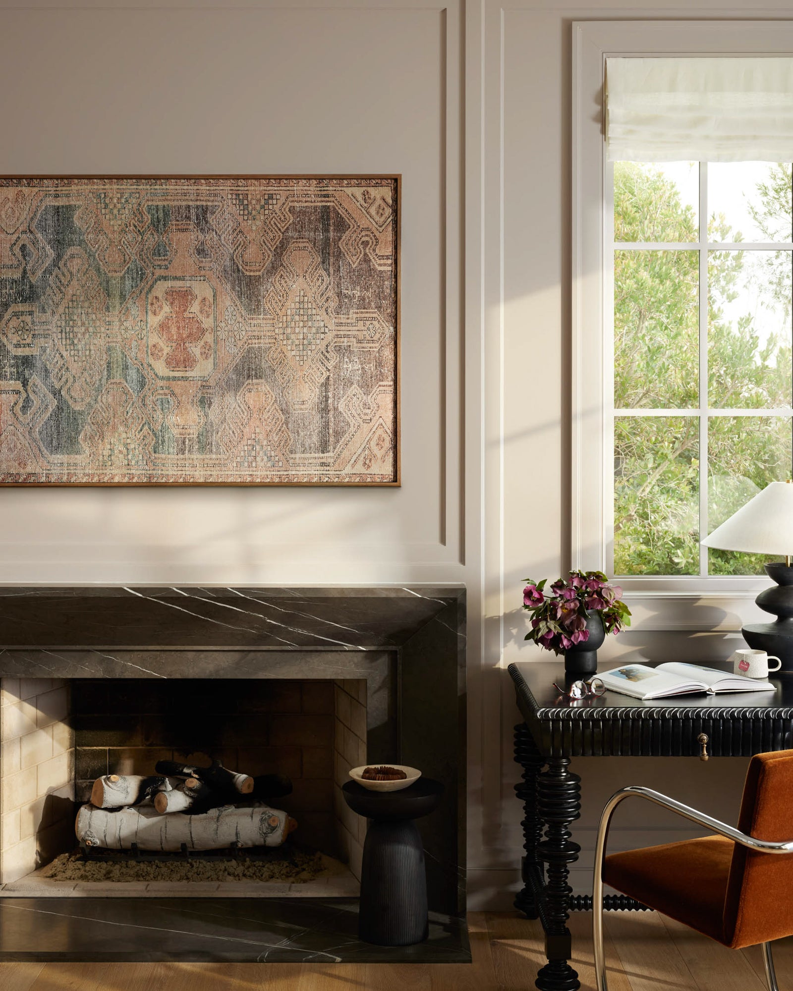 Saint Elizabeth Gold / Multi Rug Art — a Loloi artwork at Laurie Yapp Home.