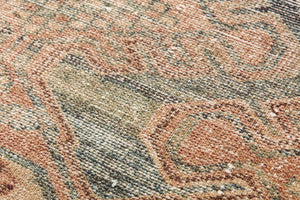 Saint Elizabeth Gold / Multi Rug Art shown from a different angle to reveal its pattern.