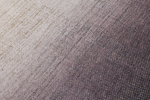 Bacch Purple / Beige Rug Art shown from a different angle to reveal its pattern.