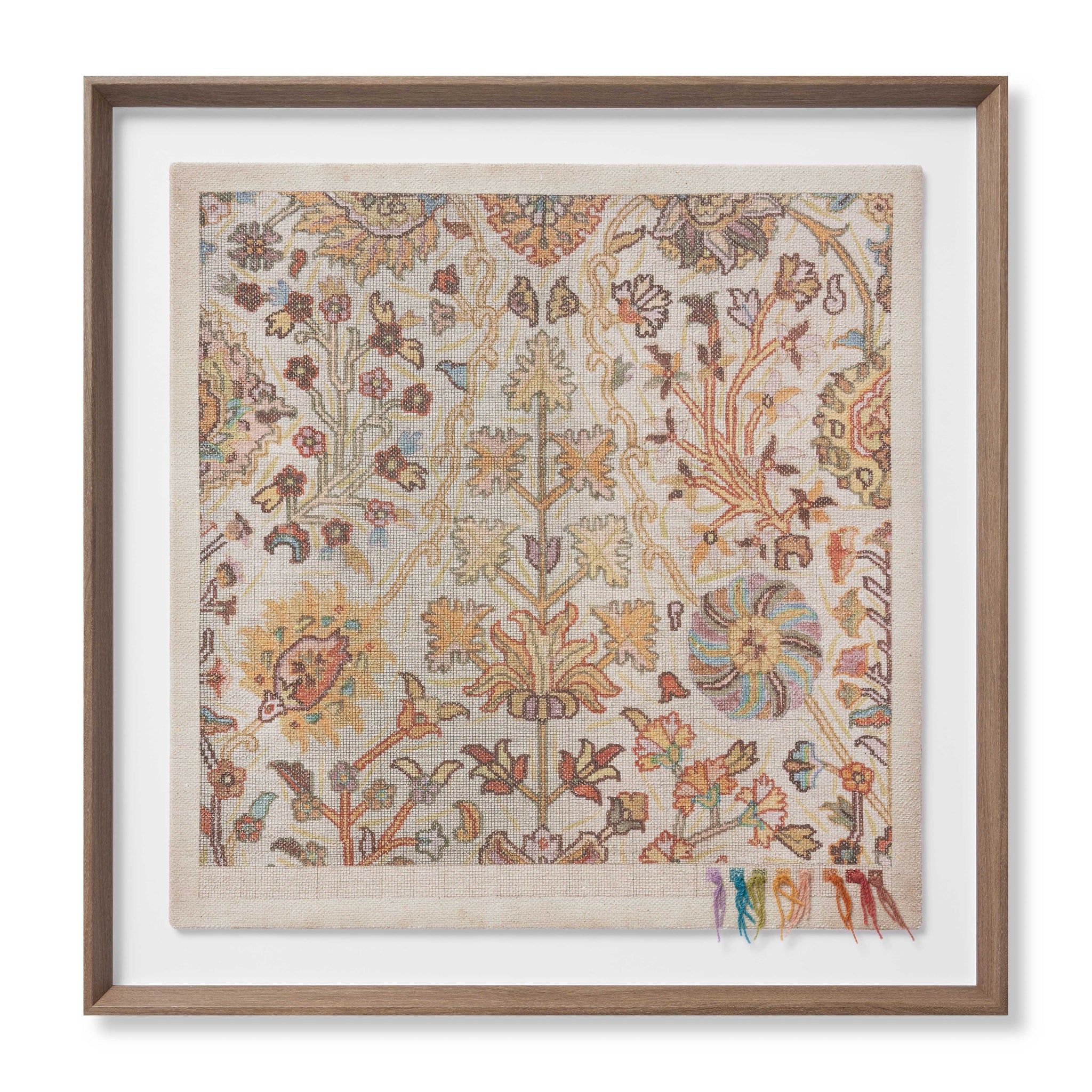 Rug Map Pastels Multi Rug Art — a Loloi artwork at Laurie Yapp Home.