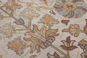 Rug Map Pastels Multi Rug Art shown from another angle.