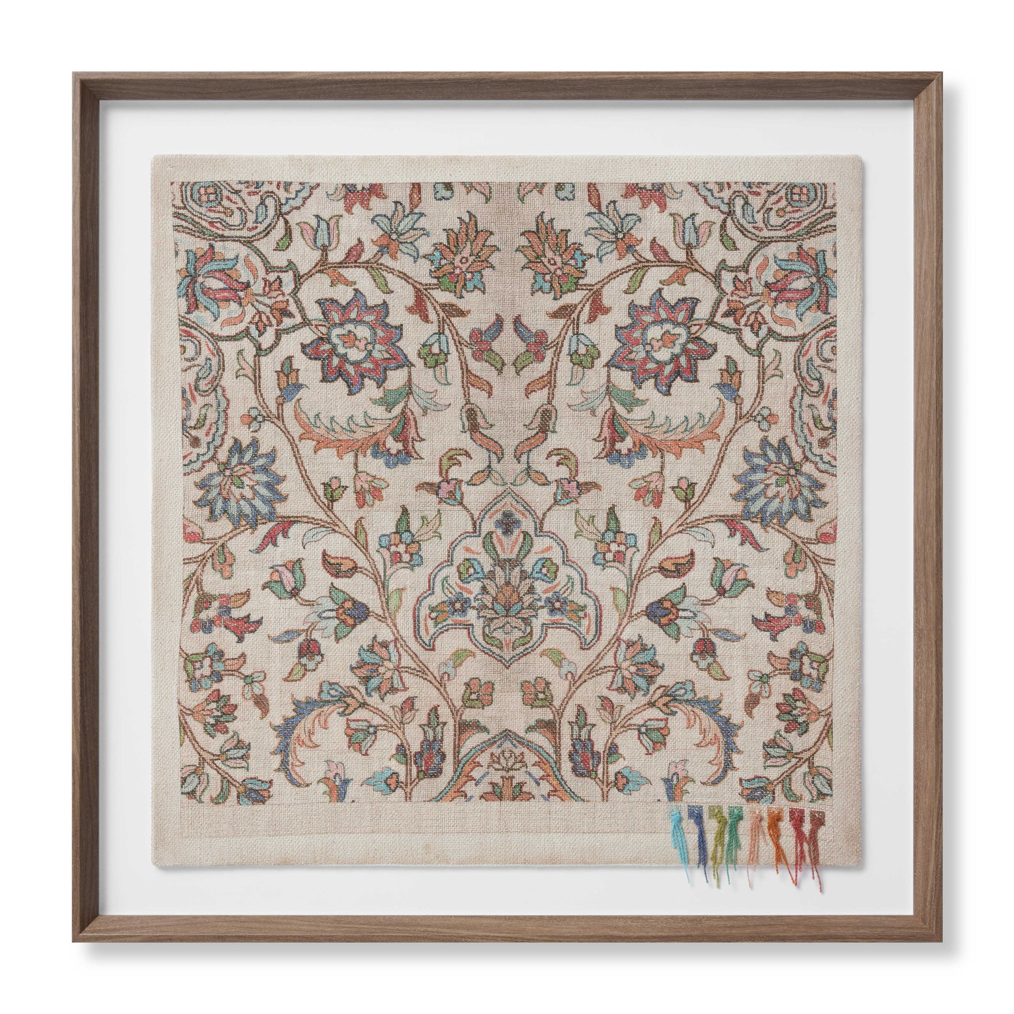 Rug Map Primary Multi Rug Art — a Loloi artwork at Laurie Yapp Home.