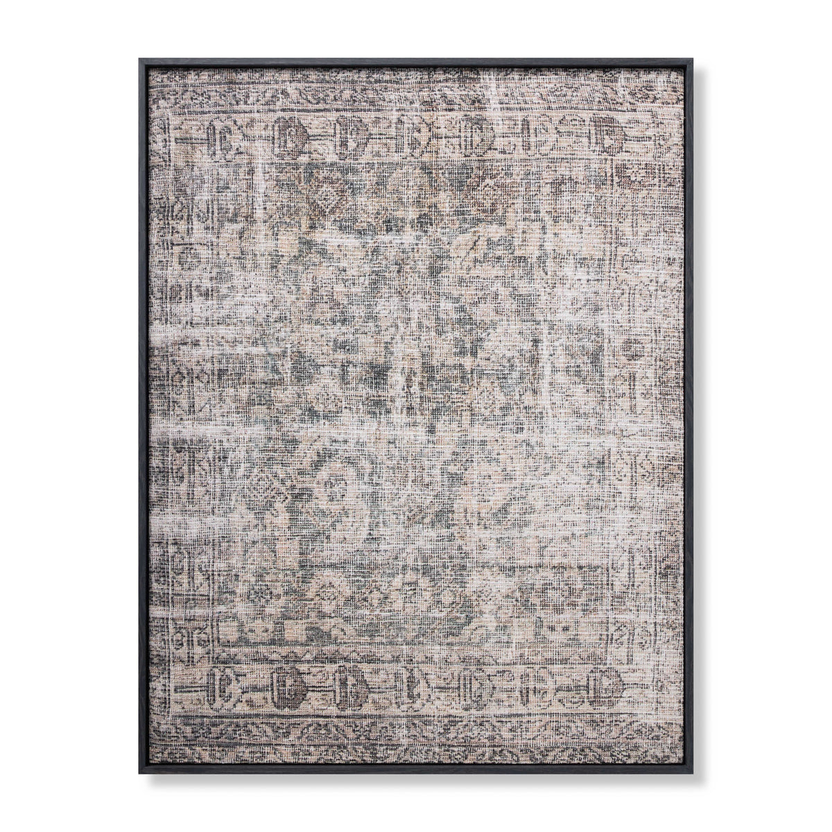 Duna Verde Green / Multi Rug Art — a Loloi artwork at Laurie Yapp Home.