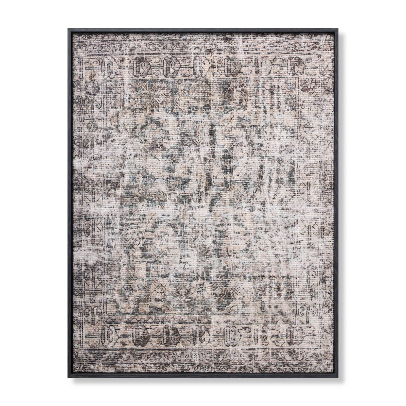 Duna Verde Green / Multi Rug Art — a Loloi artwork at Laurie Yapp Home.
