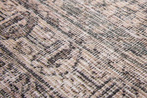Duna Verde Green / Multi Rug Art shown from a different angle to reveal its pattern.