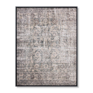 Duna Verde Green / Multi Rug Art — a Loloi artwork at Laurie Yapp Home.
