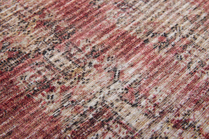 Milvio Rust / Multi Rug Art shown from a different angle to reveal its pattern.