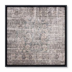 Bergamo Green / Multi Rug Art — a Loloi artwork at Laurie Yapp Home.