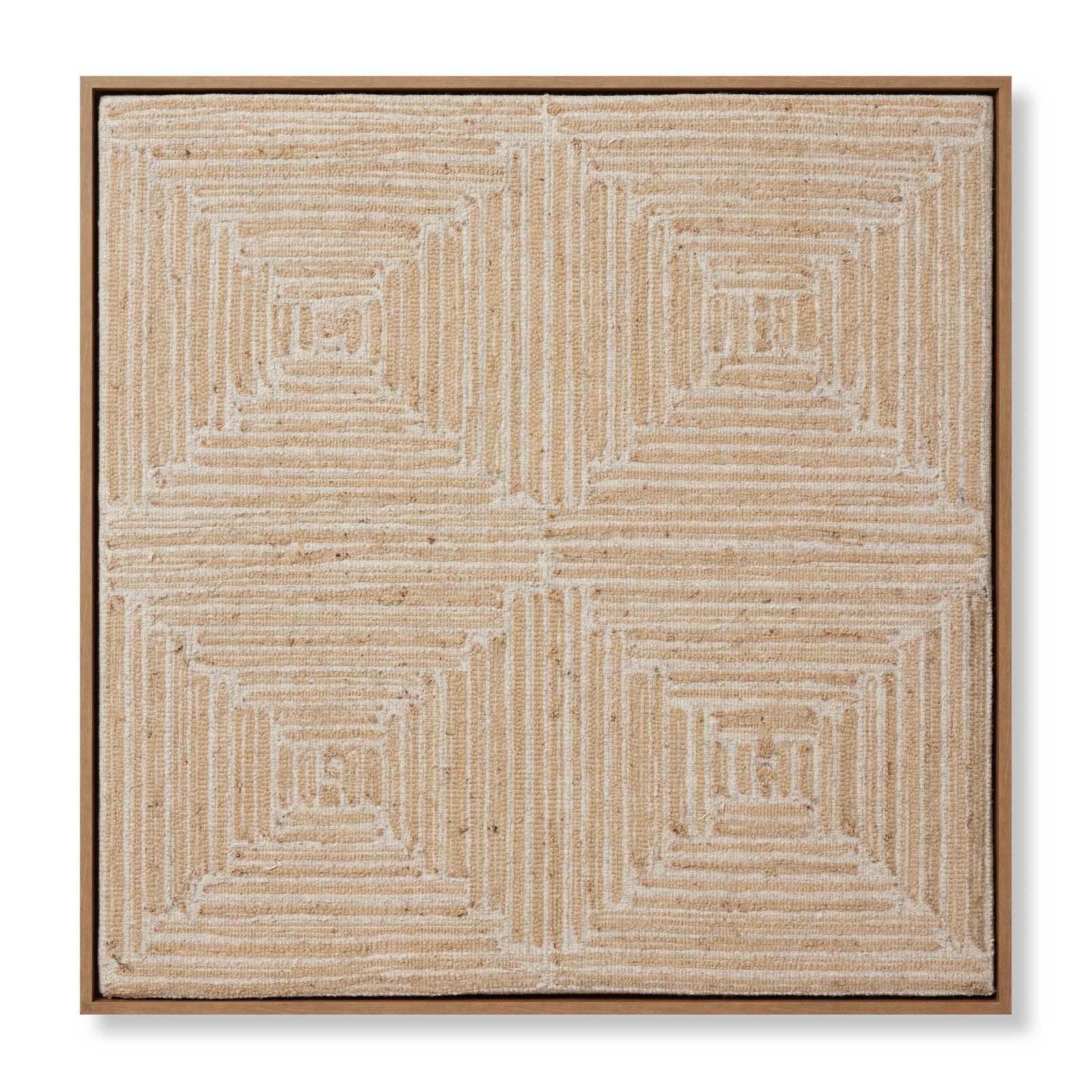 Style Quad Beige / Gold Rug Art — a Loloi artwork at Laurie Yapp Home.