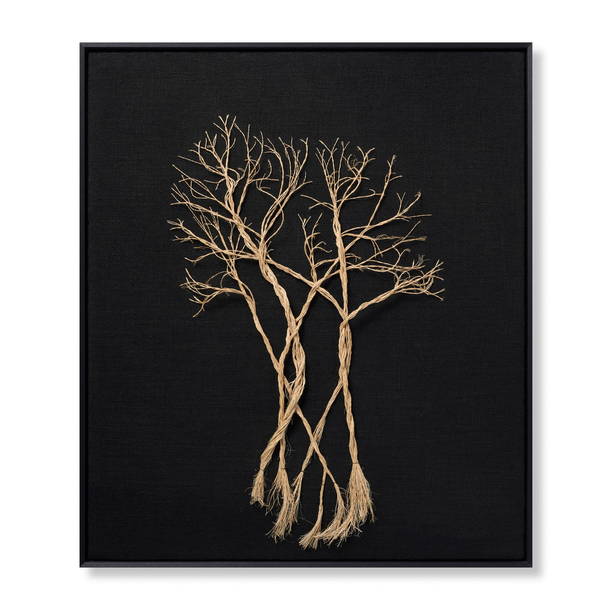 Rooted Black / Beige Rug Art — a Loloi artwork at Laurie Yapp Home.
