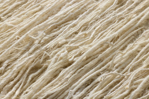 Ivory Falls Ivory / Ivory Rug Art shown from a different angle to reveal its pattern.