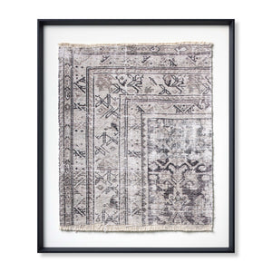 Aleppo Black / Ivory Rug Art — a Loloi artwork at Laurie Yapp Home.