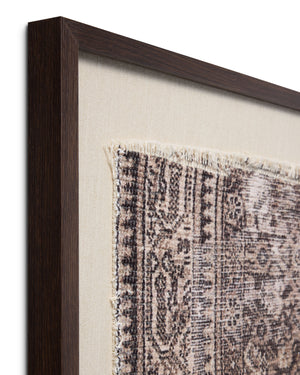 Jabel Brown / Beige Rug Art shown from another angle.