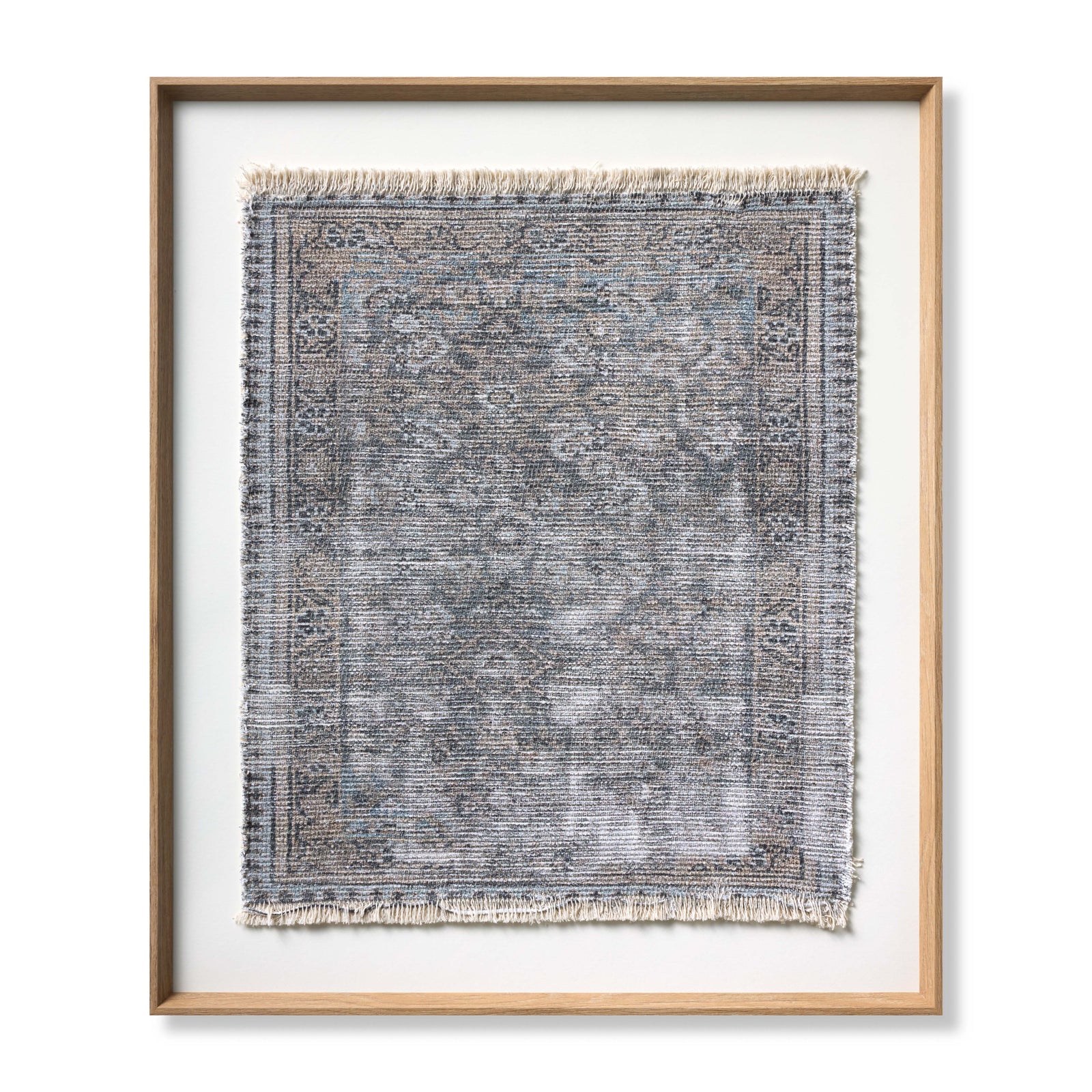 Veranasi Blue / Beige Rug Art — a Loloi artwork at Laurie Yapp Home.