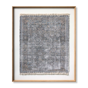 Veranasi Blue / Beige Rug Art — a Loloi artwork at Laurie Yapp Home.