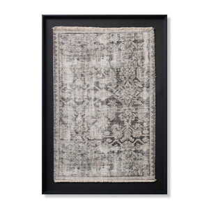 Scidrus Black / Grey Rug Art — a Loloi artwork at Laurie Yapp Home.