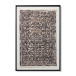 Persepolis Brown / Black Rug Art — a Loloi artwork at Laurie Yapp Home.