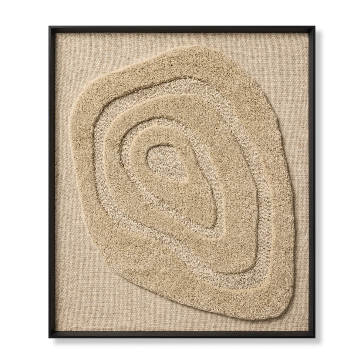 Oyster Of My Eye Beige / Beige Rug Art — a Loloi artwork at Laurie Yapp Home.