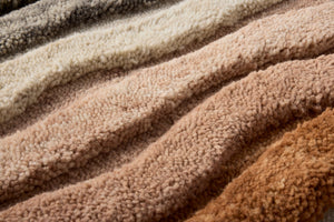 Midnights Edge Multi Rug Art shown from a different angle to reveal its pattern.