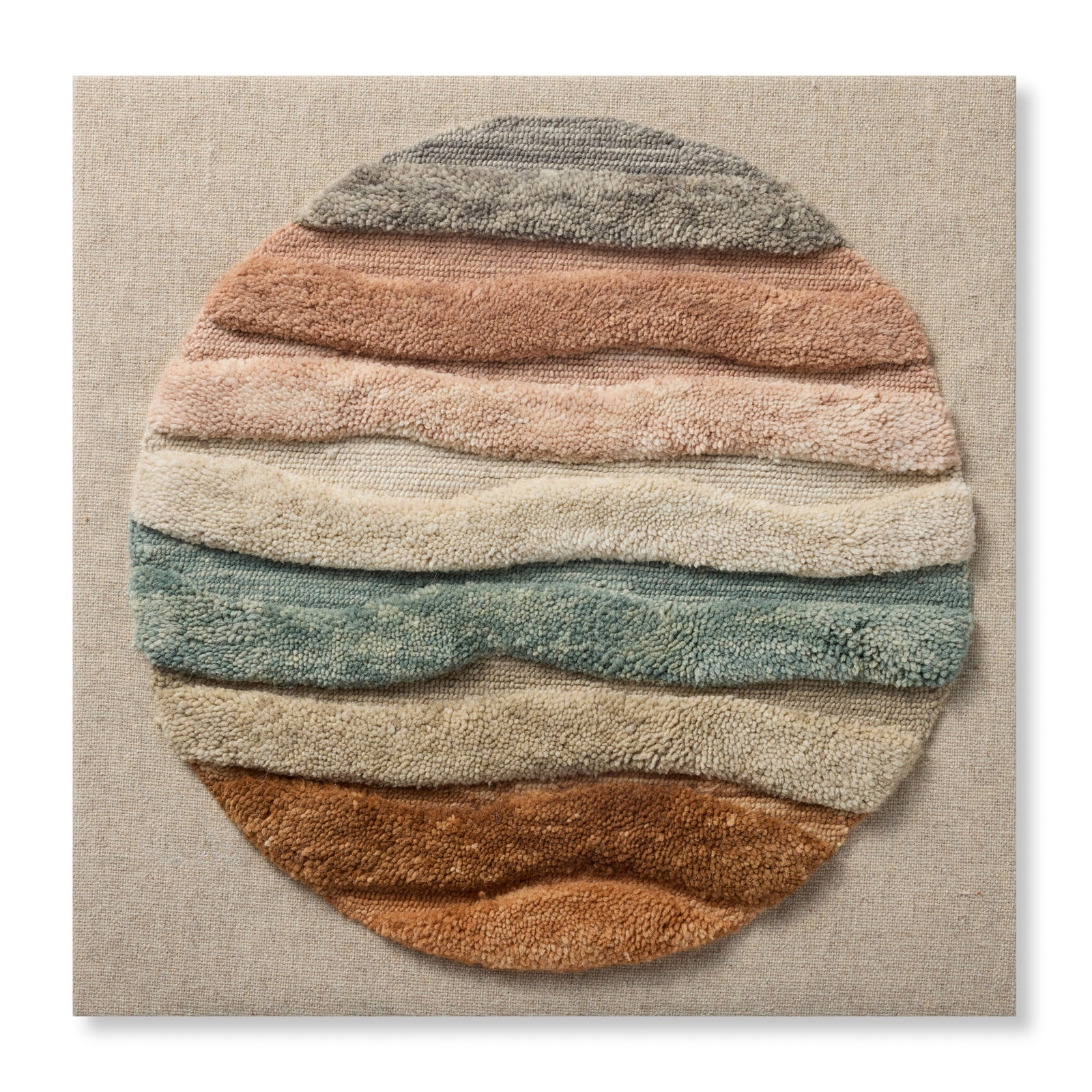 Radiant Horizon Multi Rug Art — a Loloi artwork at Laurie Yapp Home.