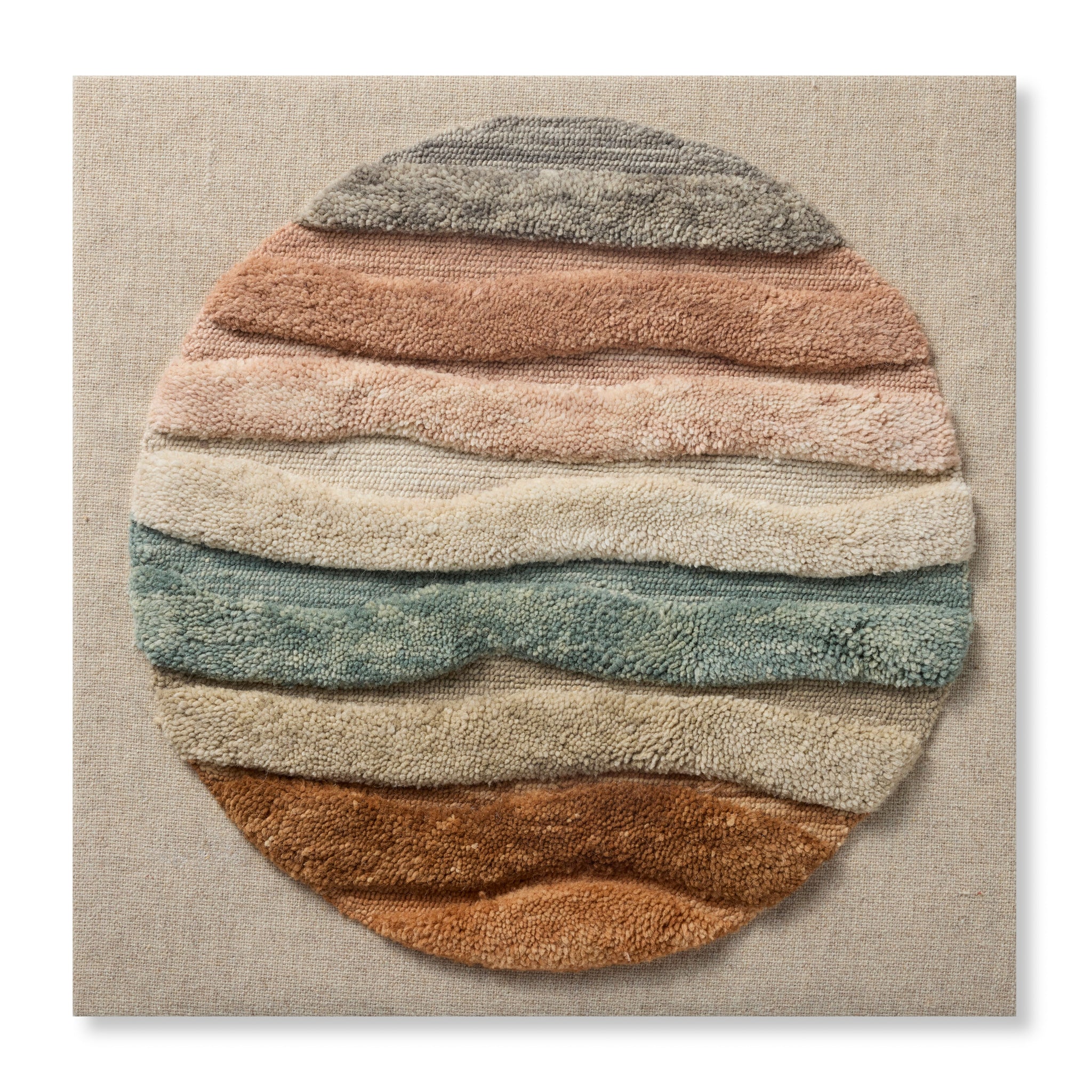Radiant Horizon Multi Rug Art — a Loloi artwork at Laurie Yapp Home.