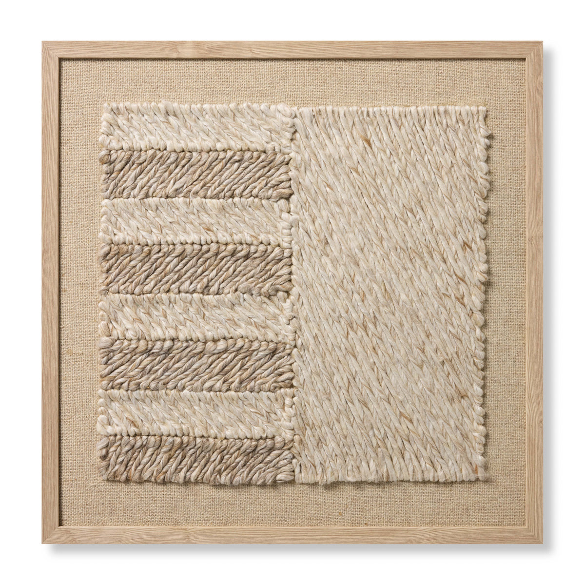 Bandera Beige / Ivory Rug Art — a Loloi artwork at Laurie Yapp Home.