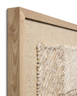 Caballero Beige / Ivory Rug Art shown from another angle.