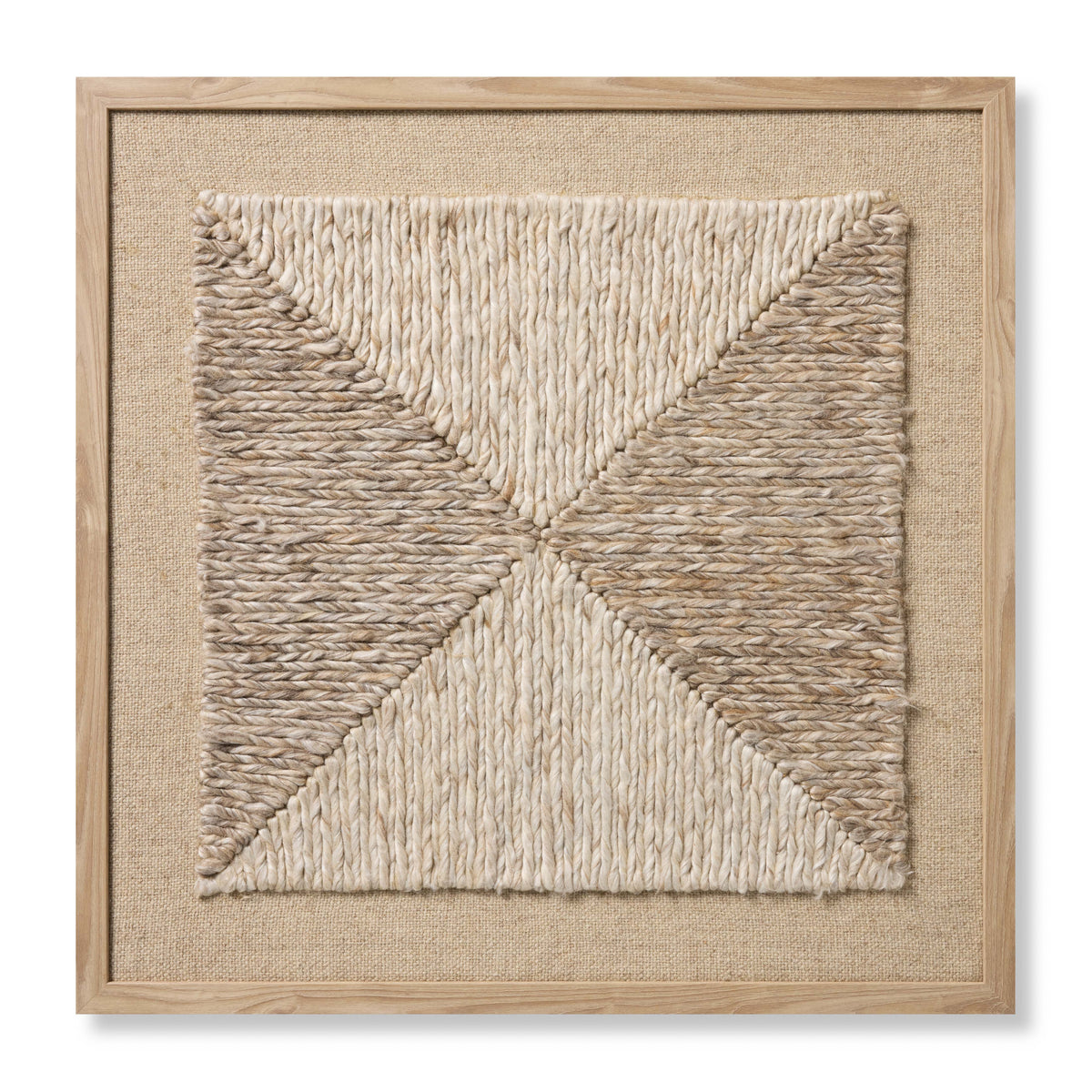 Diamante Beige / Ivory Rug Art — a Loloi artwork at Laurie Yapp Home.