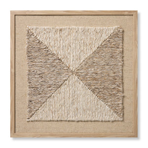 Diamante Beige / Ivory Rug Art — a Loloi artwork at Laurie Yapp Home.