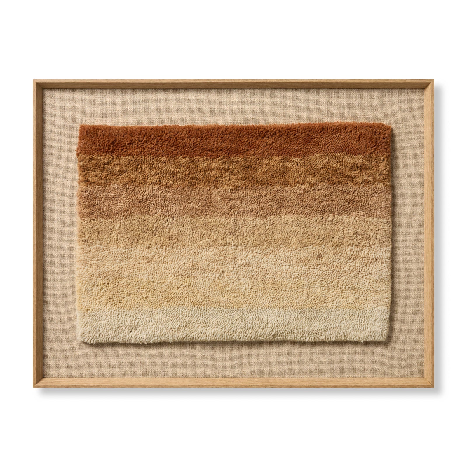 Indio Orange / Beige Rug Art — a Loloi artwork at Laurie Yapp Home.