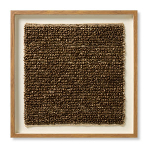 Coffee Bean Brown / Beige Rug Art — a Loloi artwork at Laurie Yapp Home.