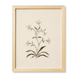 Pixie Flowers Beige Beige / Green Rug Art — a Loloi artwork at Laurie Yapp Home.