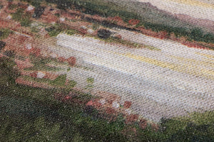 Isle of Skye Multi Rug Art shown from a different angle to reveal its pattern.