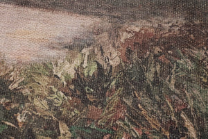 Tranquility Multi Rug Art shown from a different angle to reveal its pattern.
