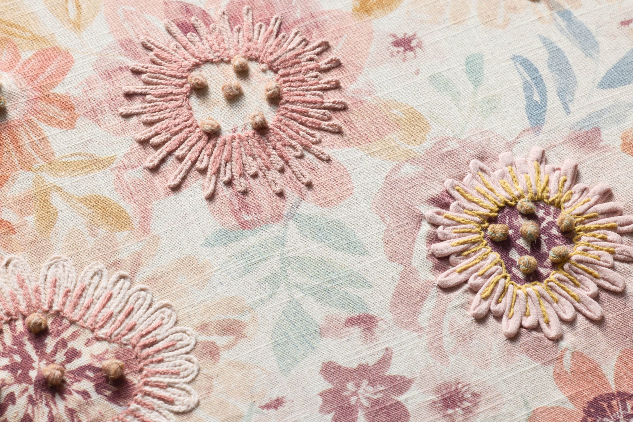 Derby Natural Rug Art shown from a different angle to reveal its pattern.