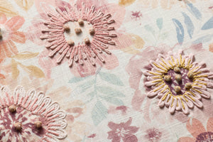 Derby Natural Rug Art shown from a different angle to reveal its pattern.