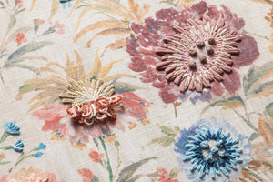 Quinella Natural Rug Art shown from a different angle to reveal its pattern.