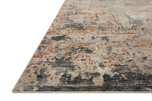 Side view of the Axel Stone / Multi rug.