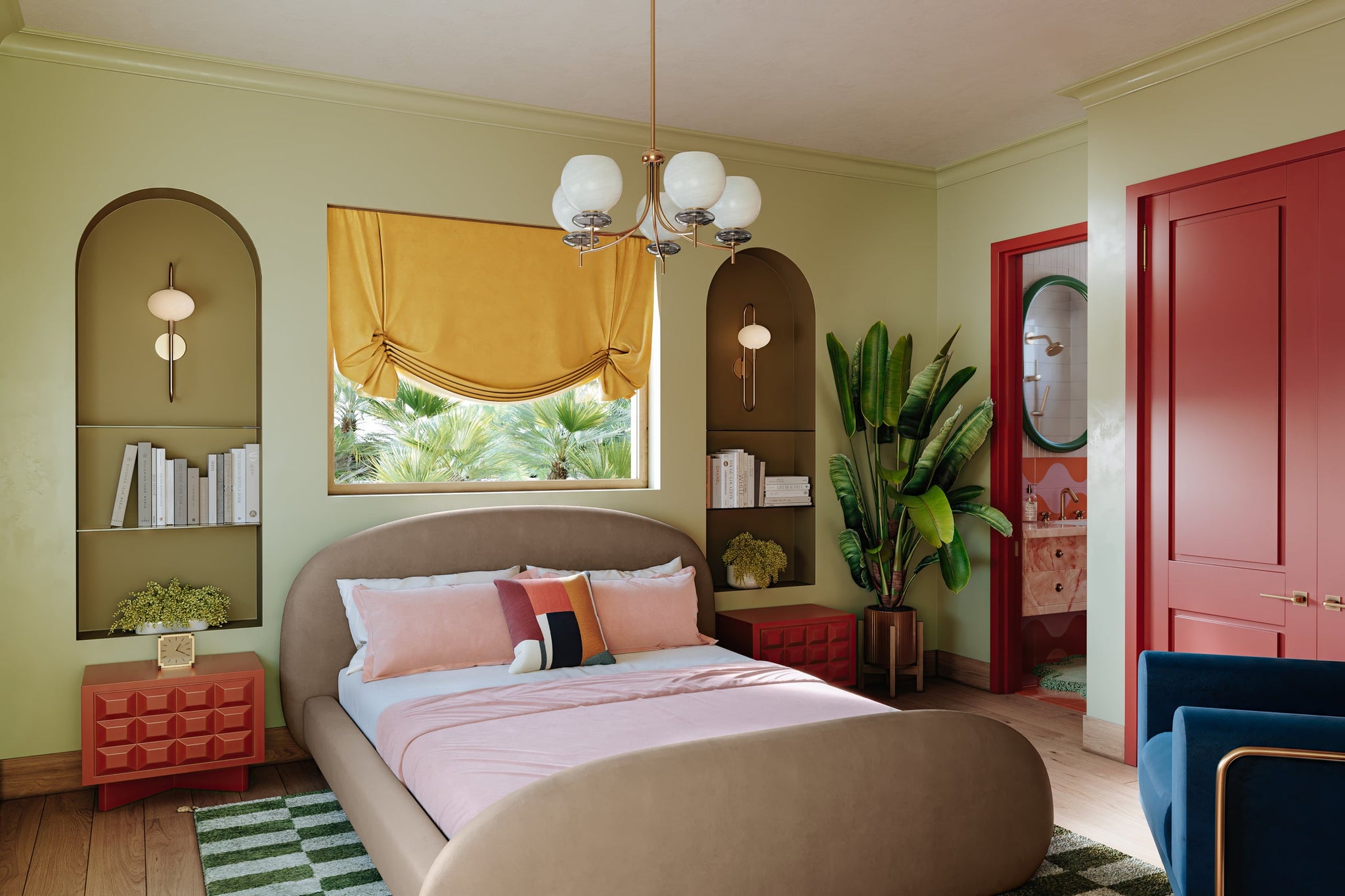 Delphine Wall Sconce - Lifestyle [H896101-AGB]