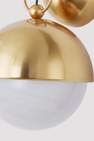Althea Wall Sconce shown from the front to reveal the arm curve and shade silhouette.