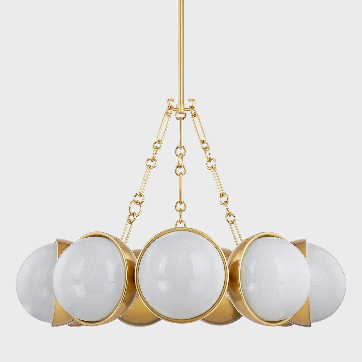 Althea Chandelier 34.25" — a Corbett chandelier for dining rooms, entries, and living rooms at Laurie Yapp Home.