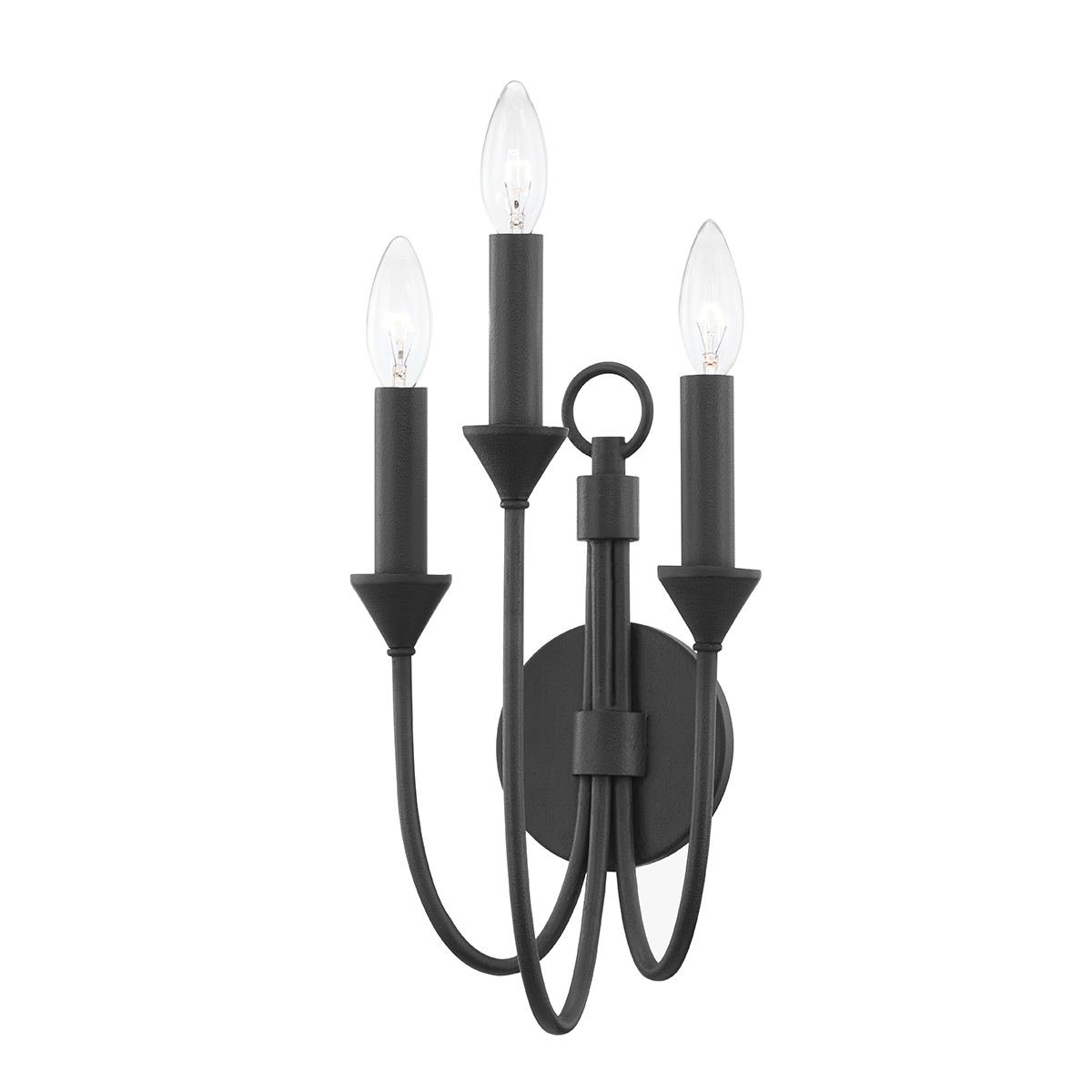 Cate Wall Sconce 7.75" — a Troy wall sconce for bathrooms, hallways, and living rooms at Laurie Yapp Home.