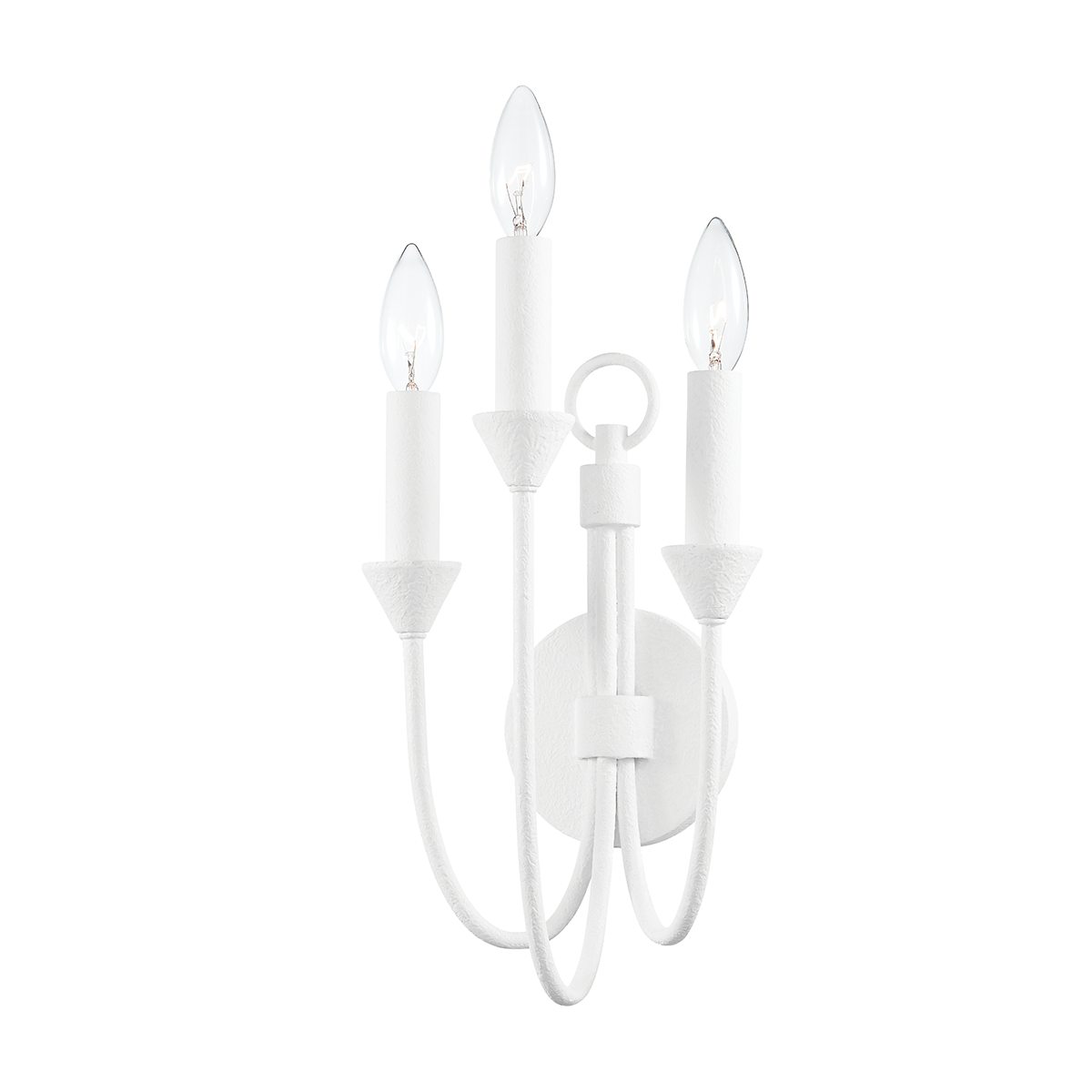 Cate Wall Sconce 7.75" — a Troy wall sconce for bathrooms, hallways, and living rooms at Laurie Yapp Home.