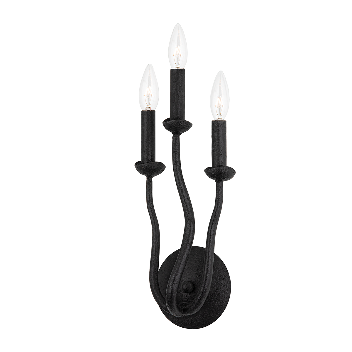 Reign Wall Sconce 7" — a Troy wall sconce for bathrooms, hallways, and living rooms at Laurie Yapp Home.